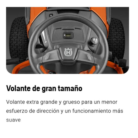 Mini Tractor Cortacésped Husqvarna TS138 – 17 HP, 38" volante