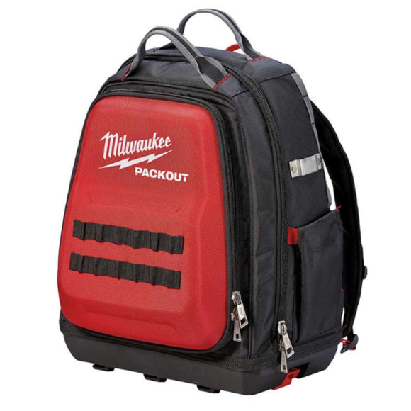 Mochila Reforzada Milwaukee Packout 4822-8301 48 Bolsillos Color Rojo