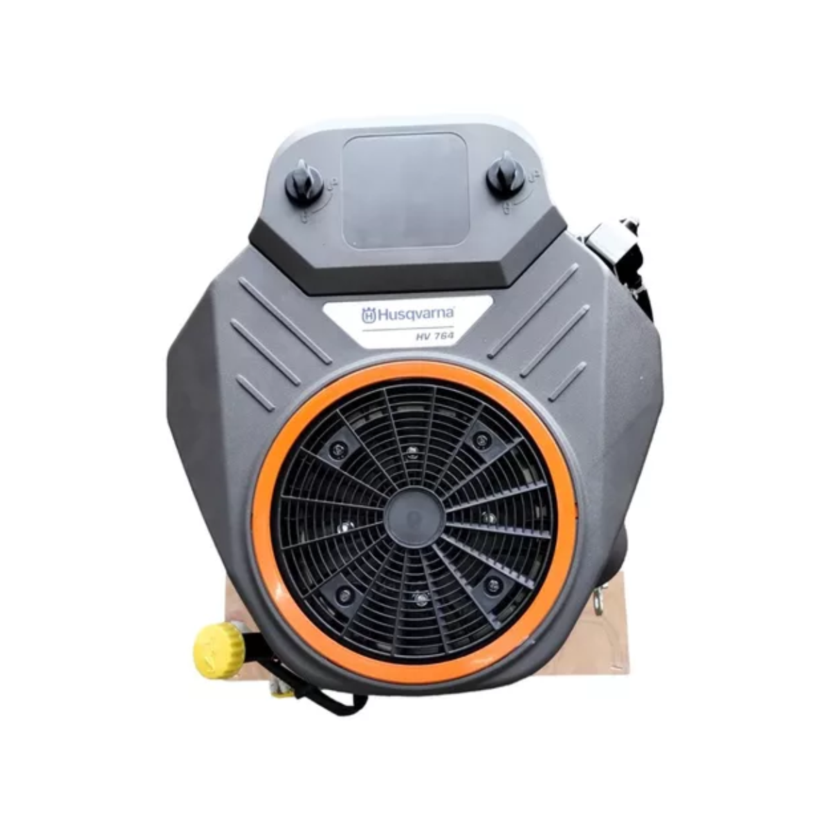 Motor 26hp Vertical Hv764 Husqvarna 9863210 Bicilindrico. frente