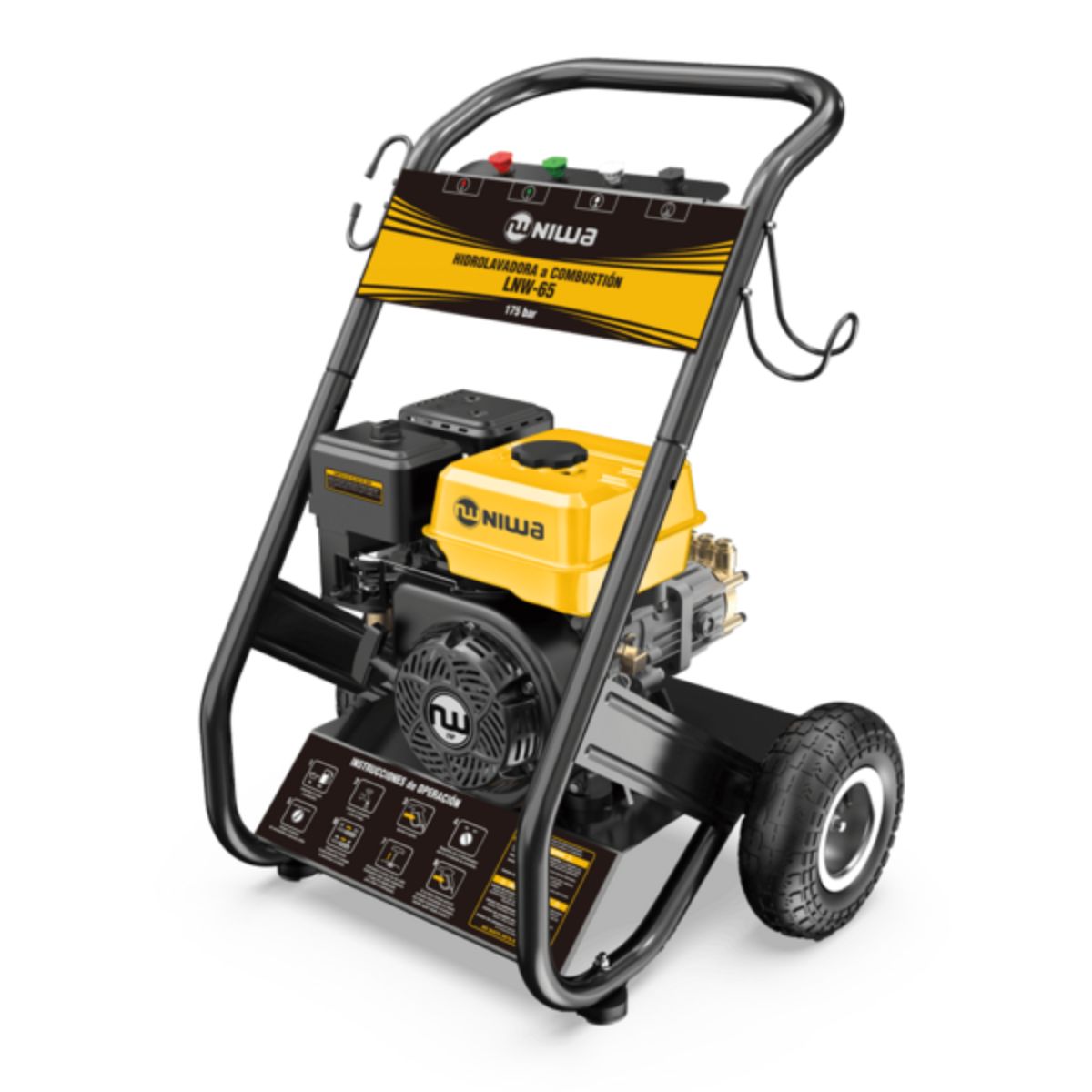 Motor explosión Naftero eje Horizontal Niwa Mnw-65 6.5 HP 196 cc USO