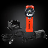 Linterna De Ángulo Recto M-fire Guardian Xw Atex, 240 Lm Blanco Roja