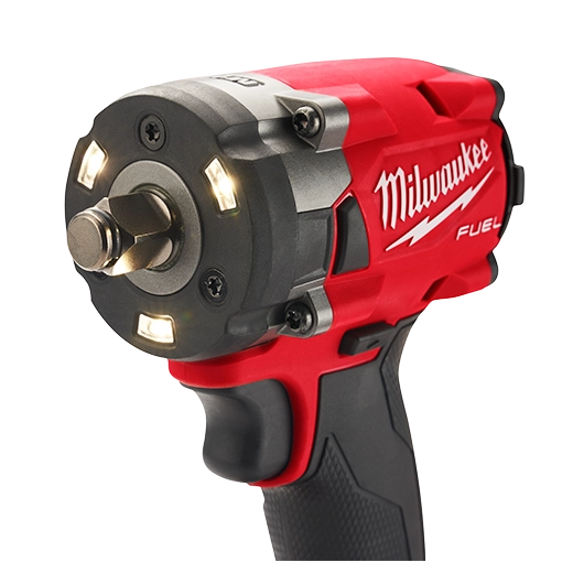 Pistola llave de impacto Milwaukee FUEL 2855-20 con luz LED integrada - iluminación para trabajos en espacios oscuros