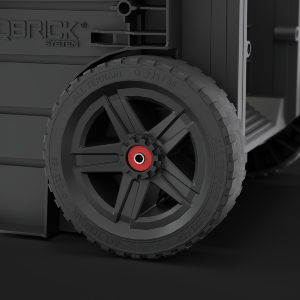 Carro de Herramientas Con Ruedas 2 Cajónes Qbrick Prime Modular