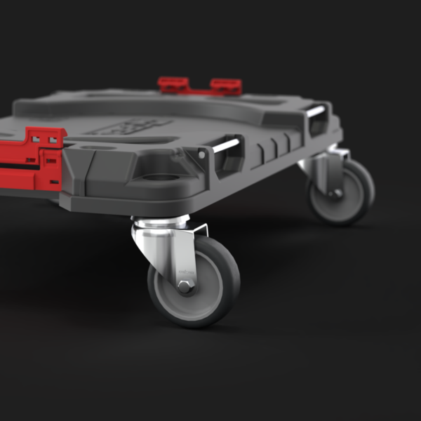 Plataforma Base Móvil Rodante Qbrick Pro Modular 100kg