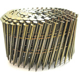 Clavos de 90mm para clavadoras neumáticas, alta resistencia y durabilidad en carpintería.