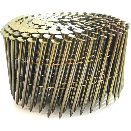 Clavos de 90mm para clavadoras neumáticas, alta resistencia y durabilidad en carpintería.