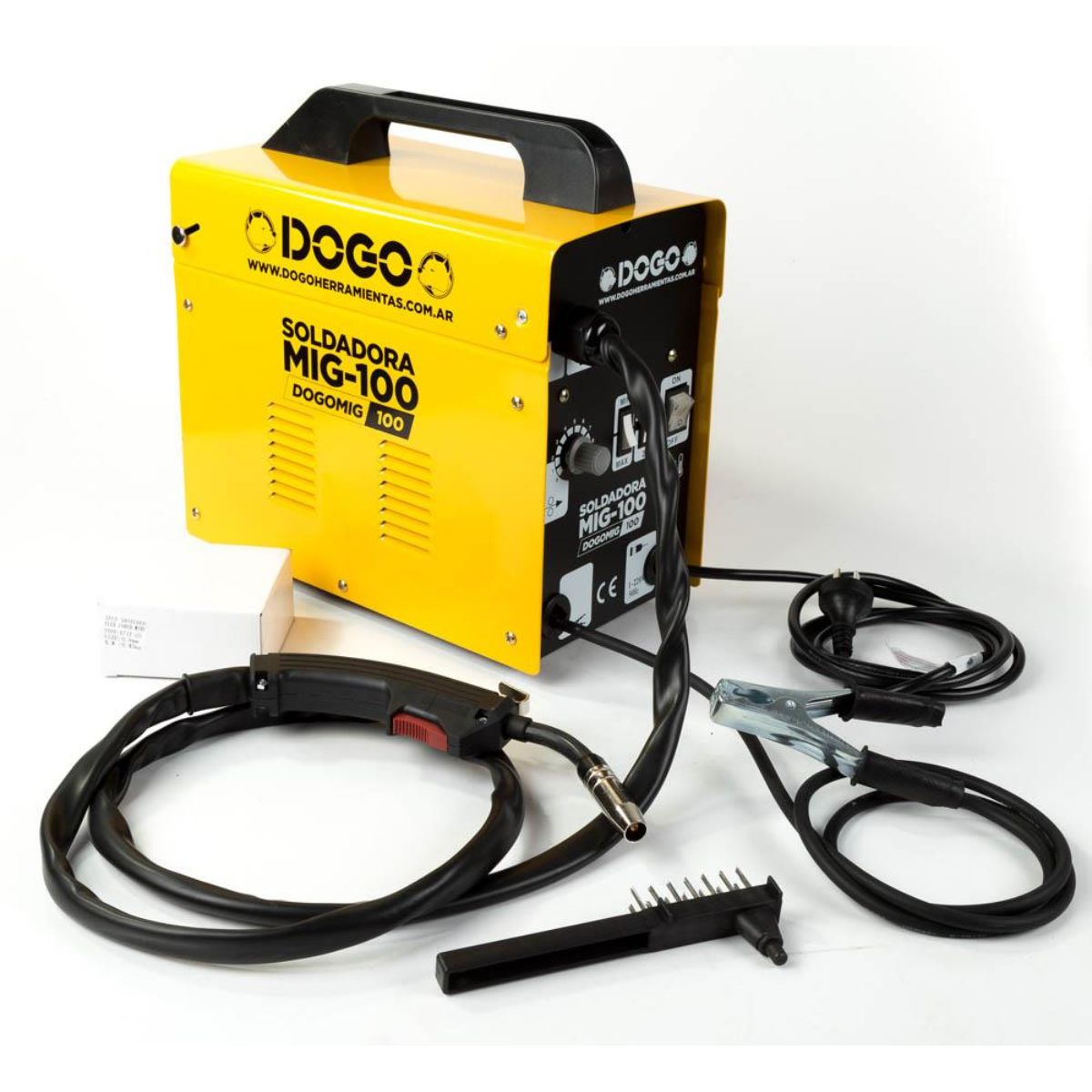 Soldadora MIG MMA Alambre FLUX Dogo MIG 100 Amp torcha
