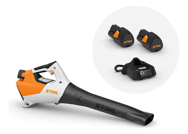 Soplador de hojas a batería STIHL BGA 30 con baterias