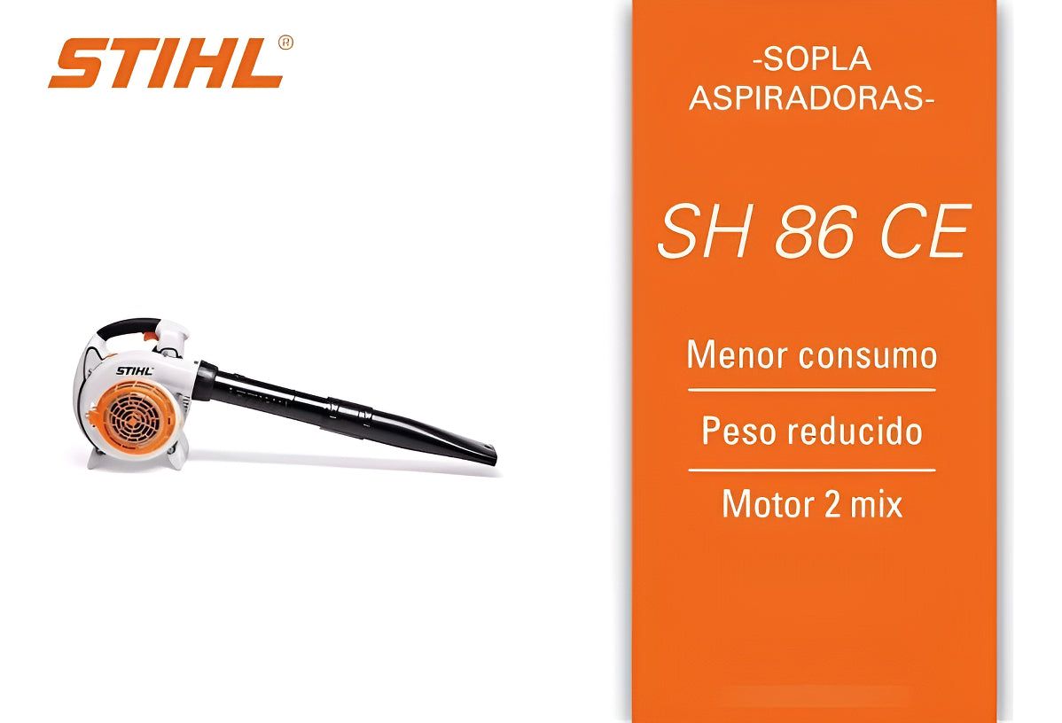 Sopladora/ Trituradora/ Aspiradora Sh 86c Stihl A explosión