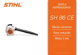 Sopladora/ Trituradora/ Aspiradora Sh 86c Stihl A explosión