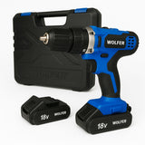 Taladro Percutor Atornillador Inalambrico 18v Wolfer Maletin perfil

