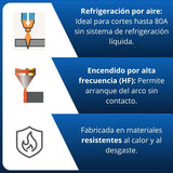 Torcha Cabeza Cortadora De Plasma A81 Wolfer caracteristicas