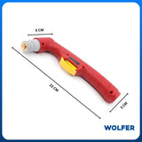 Torcha Cabeza Cortadora De Plasma A81 Wolfer medidas
