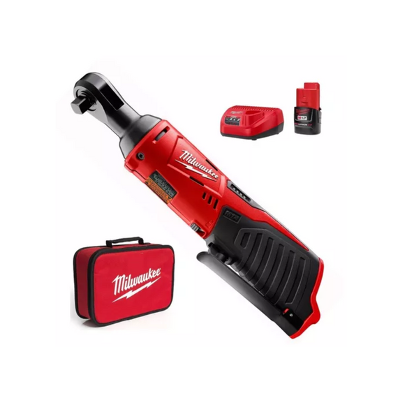 Llave de impacto de 3/8 A, batería M12 Milwaukee 2457 159a- Equipo