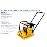 Plancha compactadora NIWA MCNW-90 caracteristicas 