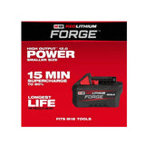 Batería Milwaukee Forge M18 Xc6.0 18v 6ah 4811 1861 Litio. Descripción