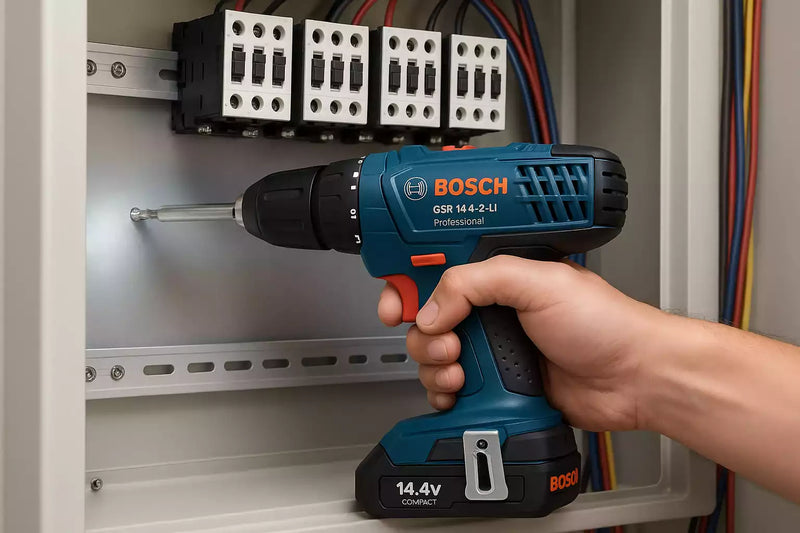 Colección de atornilladores eléctricos, herramientas versátiles para tareas de fijación en madera, metal y construcción en general.