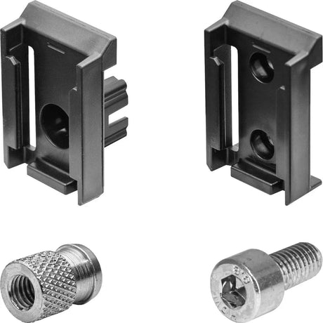 Estructura reforzada de caballetes Qbrick, vista lateral mostrando estabilidad