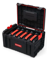 Compartimentos ajustables en organizadores de caja Qbrick Pro para personalización