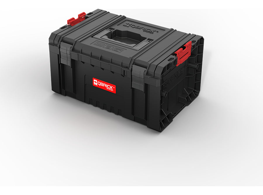 Detalle de organizadores extraíbles de caja Qbrick Pro para clasificación de herramientas