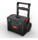 Carro de herramientas Qbrick Pro 29L con ruedas, vista frontal completa