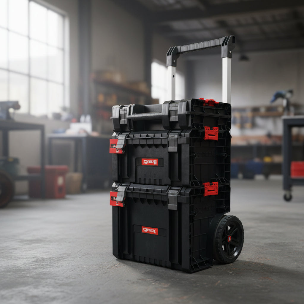 Movilidad profesional de carro Qbrick Pro de 3 piezas para taller