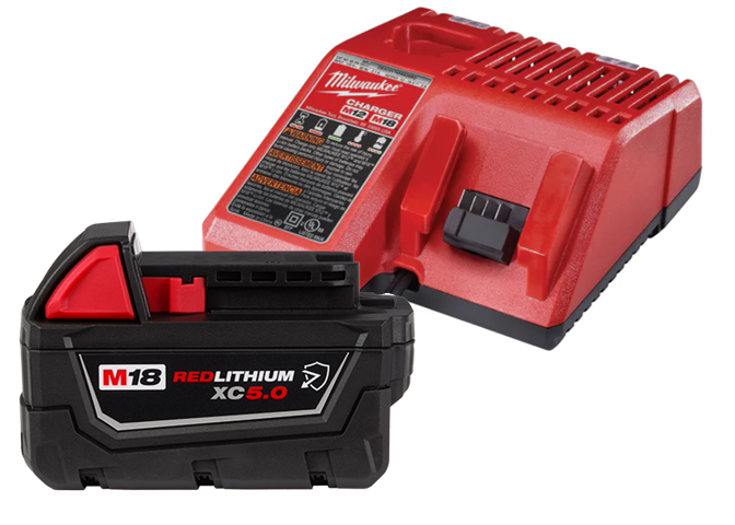 Kit Batería XC 5.0 Ah M18 + Cargador M18 y M12 Milwaukee 4841-59A