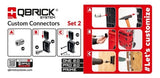 Instalación de conectores Qbrick con tornillos en interior de caja organizadora