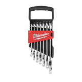Juego de Llaves Crique Combinadas con Cabeza Flexible Métrica (7 Piezas) - Milwaukee 45-96-9600