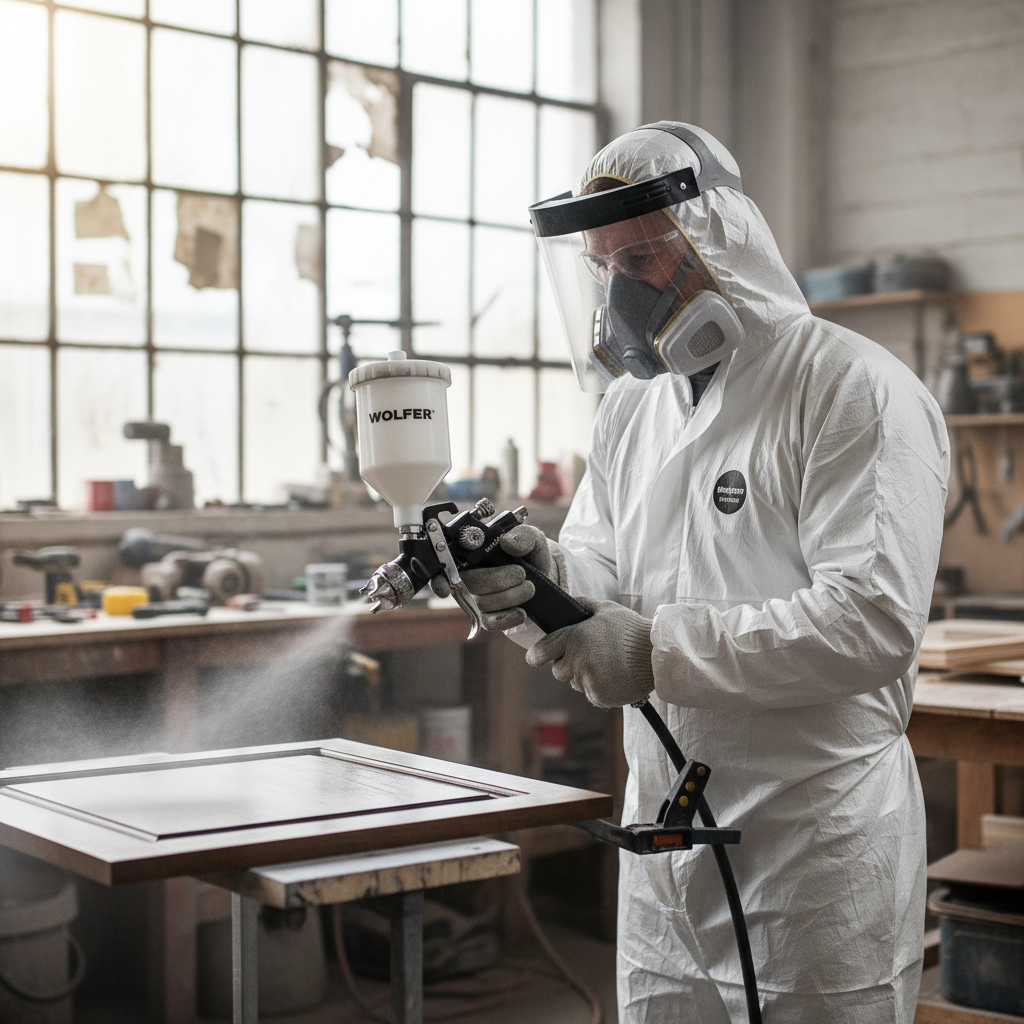 Hombre usando herramienta Wolfer