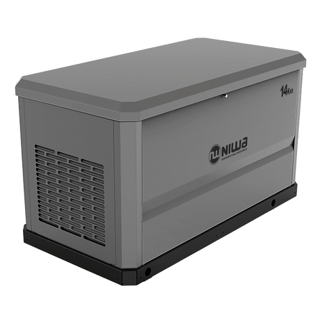 Generador a gas encabinado Niwa GNW-15000-GNLP-ATS