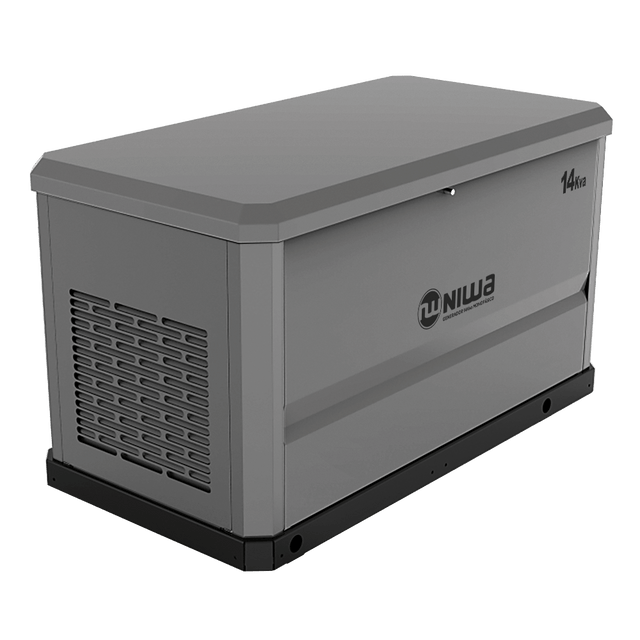 Generador a gas encabinado Niwa GNW-15000-GNLP-ATS