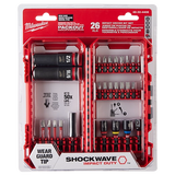 Juego de 26 Puntas y Tubos Shockwave Milwaukee 4832-4408