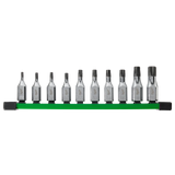 Set 10 Bocallaves de T20-T60 Punta Torx 3/8'' Milwaukee 4822-9531