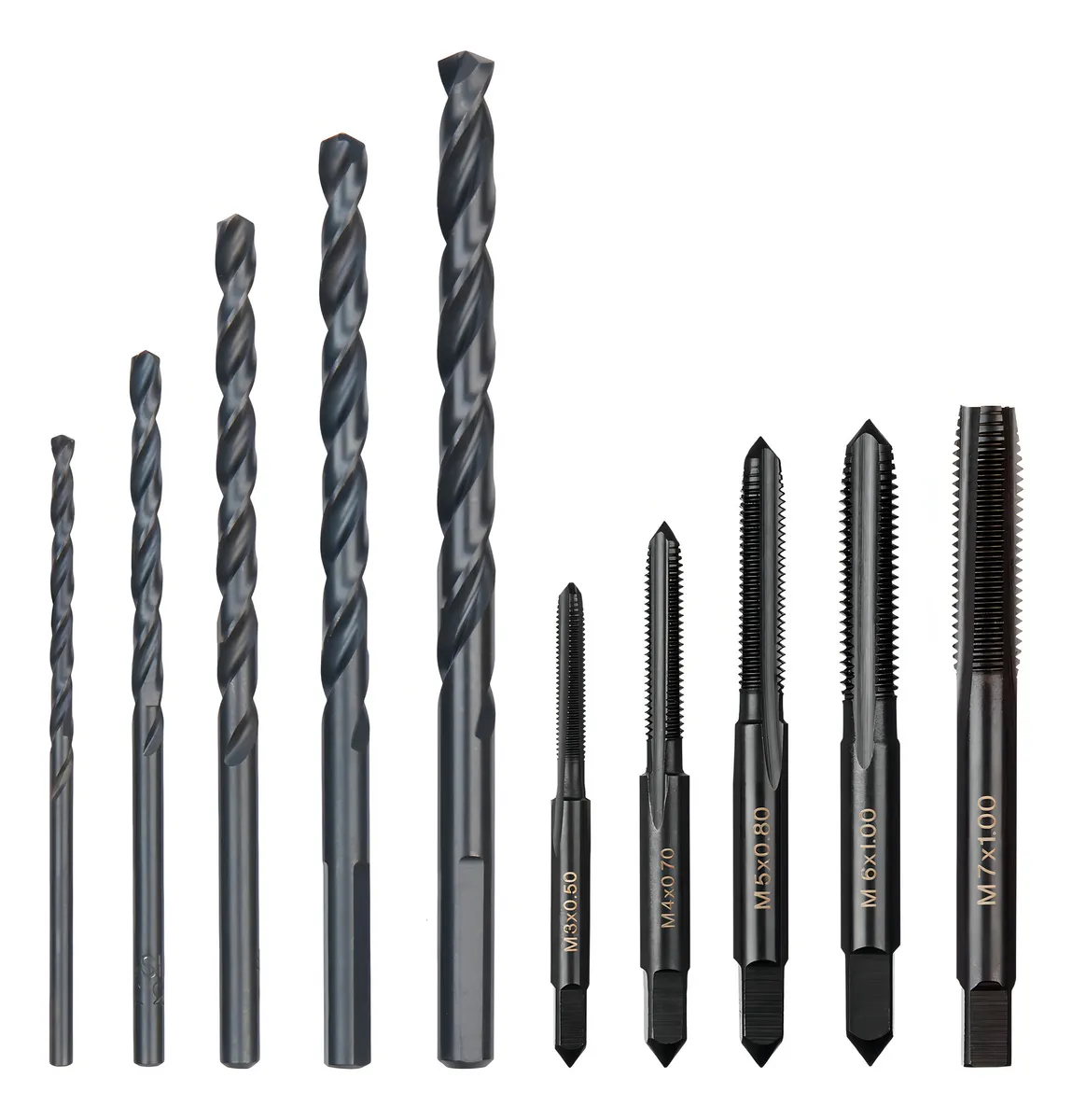 Juego de 17 Piezas Machos y Terrajas Métricas Milwaukee 4922-5601