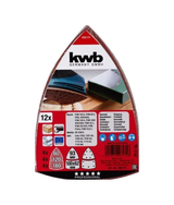 12 Lijas Triangulares Velcro Surtido G60 + G120 + G180 KWB 49496170