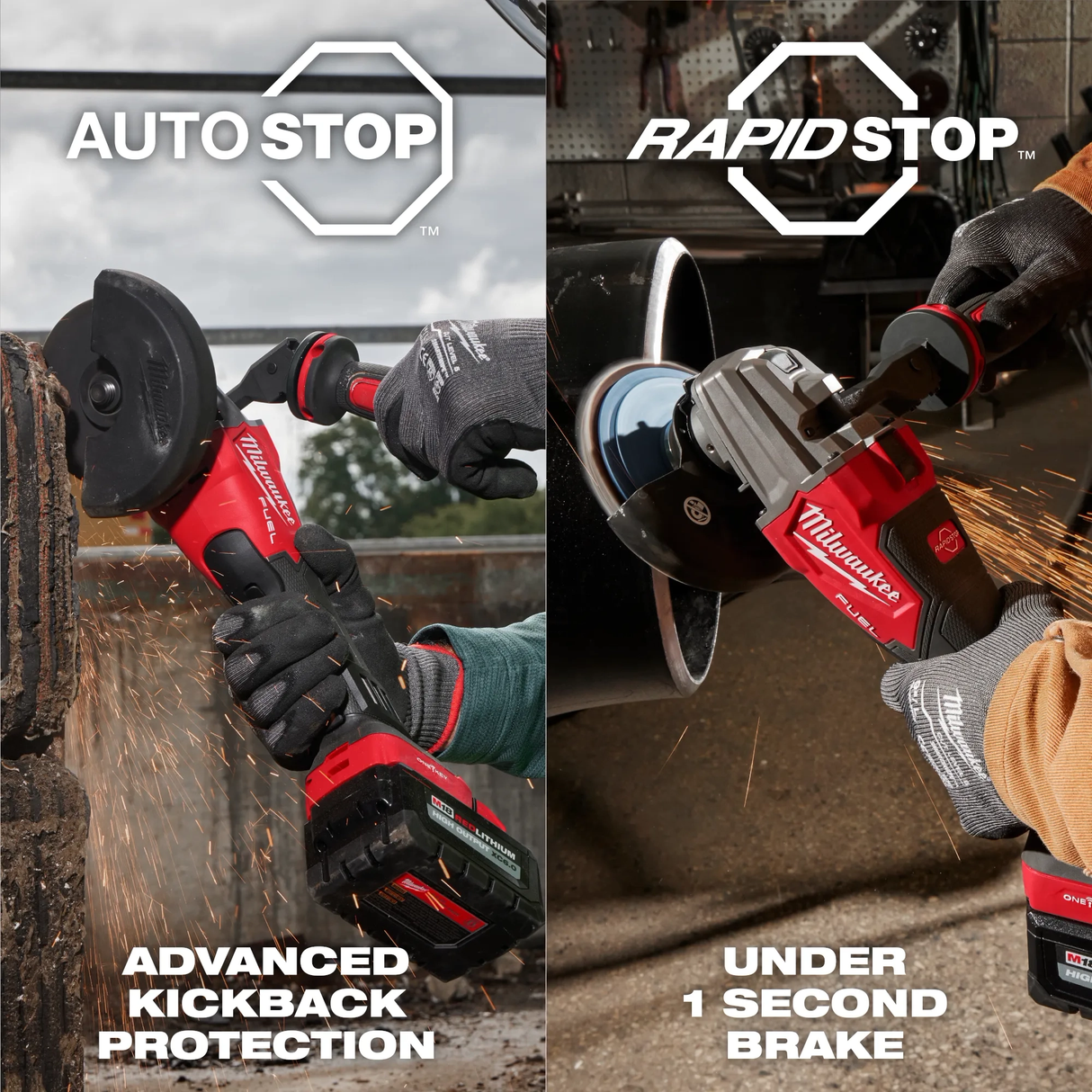 Amoladora Inal. M18 Fuel 115/125mm Milwaukee 2986-20 (S/Bat)