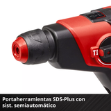 Rotomartillo Inalámbrico de Mano SDS Plus 1,3J 2F Einhell TE-HD 18/12 Li SOLO