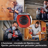 Rotomartillo A Batería 4 Funciones 2,2 J Einhell Herocco