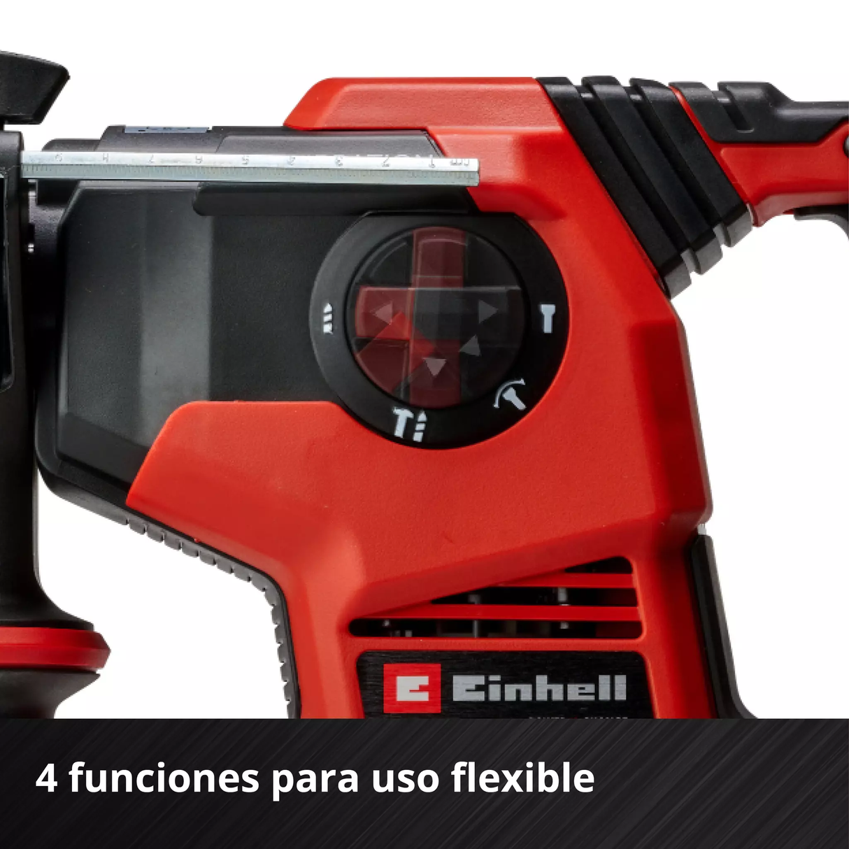 Rotomartillo electroneumático Einhell  Expert Plus Herocco 36/28 Inalámbrico Rojo