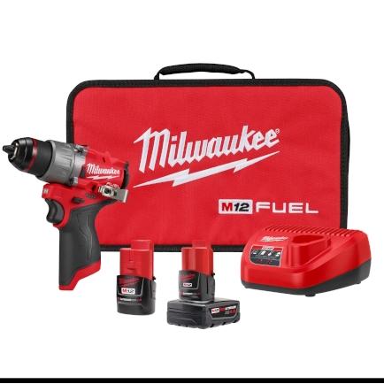 Taladro Atornillador 13mm 40 Nm M12 Fuel Milwaukee 3403-259A