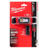 Vincha Linterna LED con USB-C 600 Lm Milwaukee 2116-21