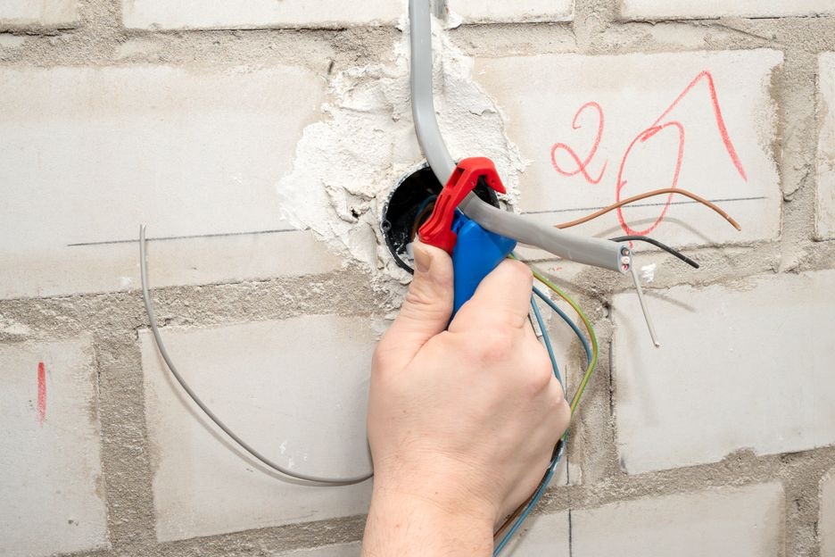 Pelacables plano y redondo WEICON 50058018