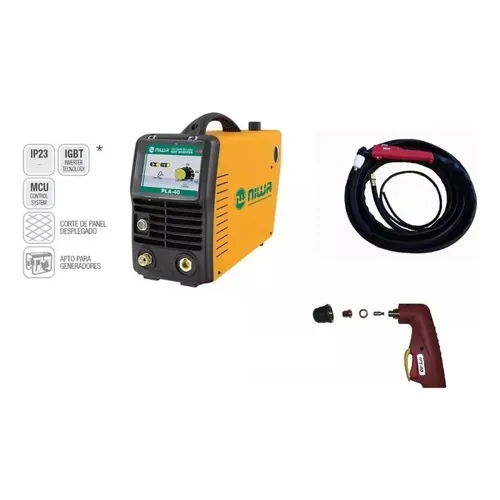 Cortadora Plasma Monofasica Arco Piloto CNC Niwa PLA-40