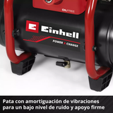 Compresor Inalám. 6L 8 Bar 9kg Einhell TE-AC 36/150 LI OF SOLO