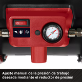 Compresor Inalám. 6L 8 Bar 9kg Einhell TE-AC 36/150 LI OF SOLO