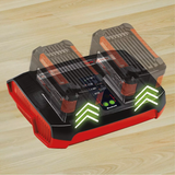 Cargador Doble 3A + 2 Baterías 4 Ah 18v EINHELL 4512112
