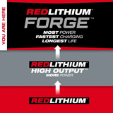 Batería M18 Redlithium Forge Xc8.0 Milwaukee Forge 48-11-1881