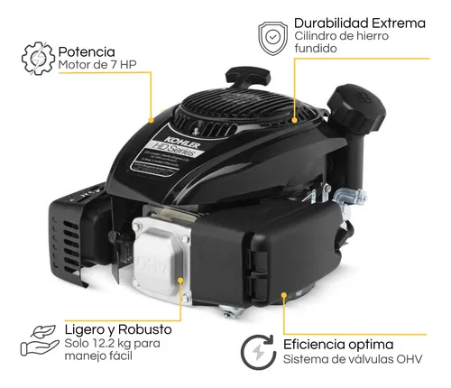 Motor Vertical 7.75 HP 173 cc Kohler HD775