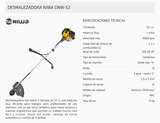 Desmalezadora Explosion 2 Tiempos 52cc Niwa Dnw 52